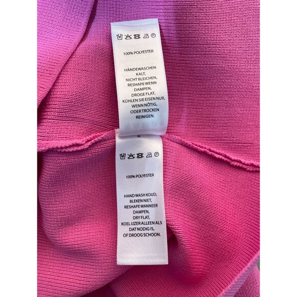 Happily Grey Sweater Size XL Crewneck Long Sleeve Pullover Pink Poly Comfort NEW - Picture 10 of 13